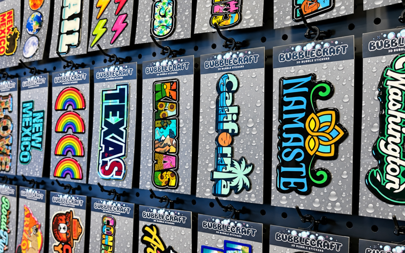 3D Bubble Stickers