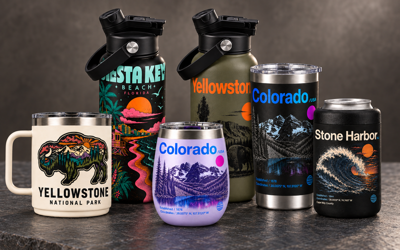Custom Drinkware MOQ 25